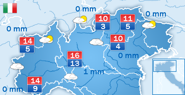Weather forecast for today Weather forecast for today